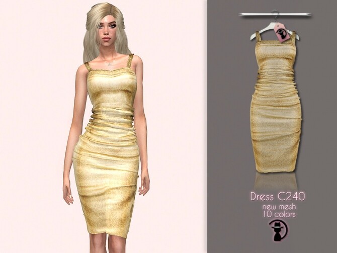 Sims 4 Dress C240 by turksimmer at TSR