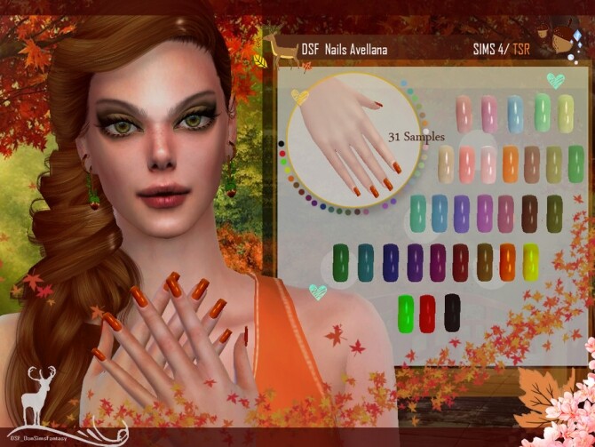 Sims 4 DSF ACCESSORIES HAZELNUT by DanSimsFantasy at TSR