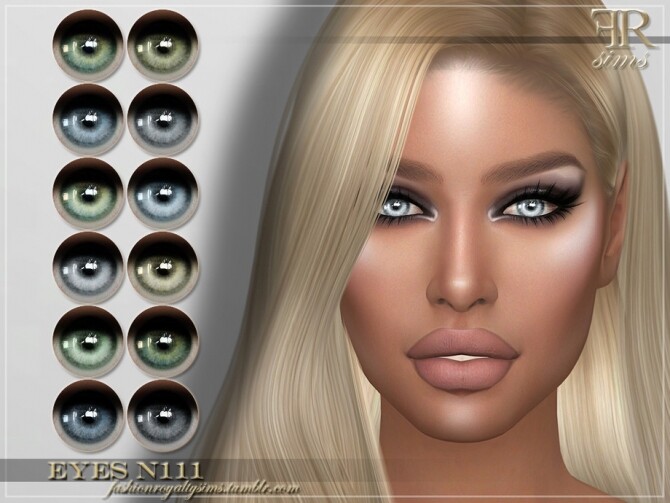 Sims 4 FRS Eyes N111 by FashionRoyaltySims at TSR