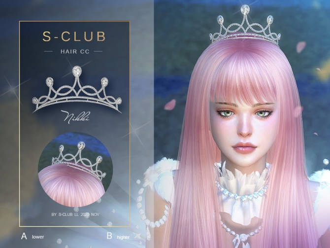 Crystal Crown 202017 by S-Club LL at TSR » Sims 4 Updates