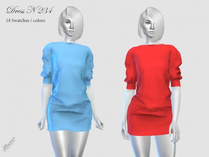 Sims 4 DRESS N 234 by pizazz at TSR