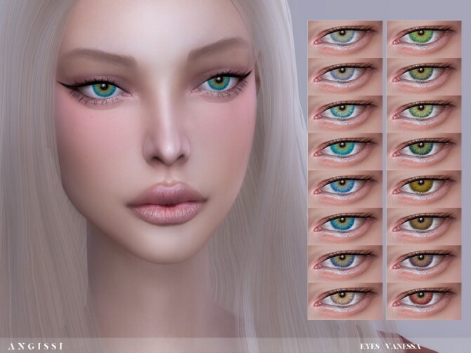 Sims 4 Vanessa eyes by ANGISSI at TSR