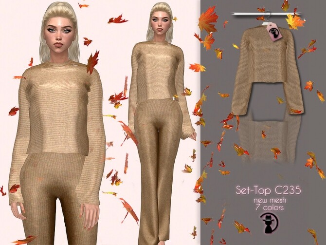 Sims 4 Set Top C235 by turksimmer at TSR