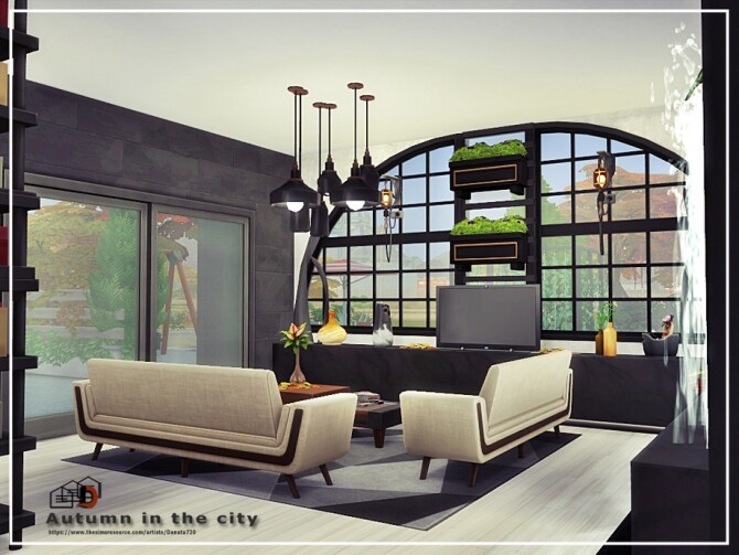 Sims 4 Autumn in the city by Danuta720 at TSR