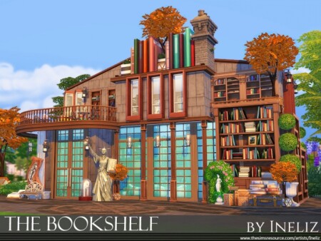 The Bookshelf library by Ineliz at TSR