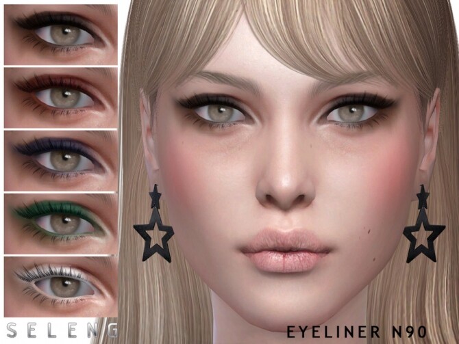 Sims 4 Eyeliner N90 by Seleng at TSR