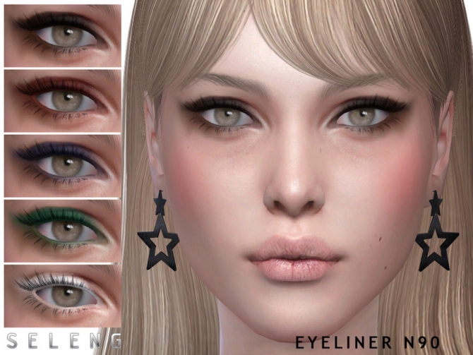 Eyeliner N90 by Seleng at TSR » Sims 4 Updates