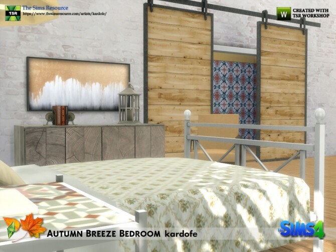 Sims 4 Autumn Breeze Bedroom by kardofe at TSR