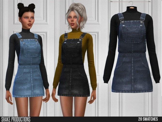 Sims 4 557 Dress by ShakeProductions at TSR