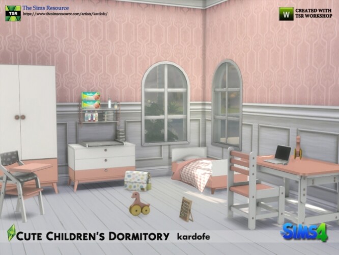 Cute Children's Dormitory by kardofe at TSR » Sims 4 Updates