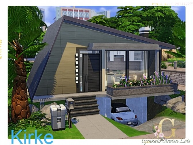 Sims 4 Kirke house by GenkaiHaretsu at TSR