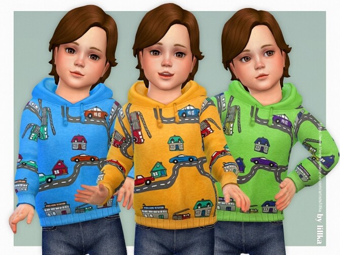 Sims 4 Hoodie for Toddler Boys 10 by lillka at TSR
