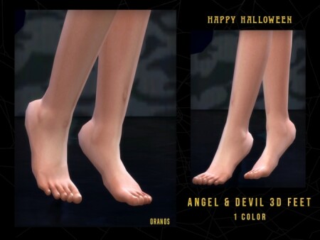 Angel & Devil 3D Feet by OranosTR at TSR