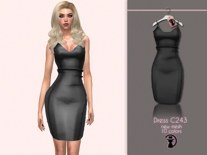 Sims 4 Dress C243 by turksimmer at TSR