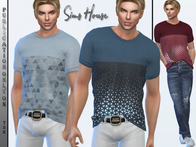 T-shirt tucked M by Sims House at TSR » Sims 4 Updates