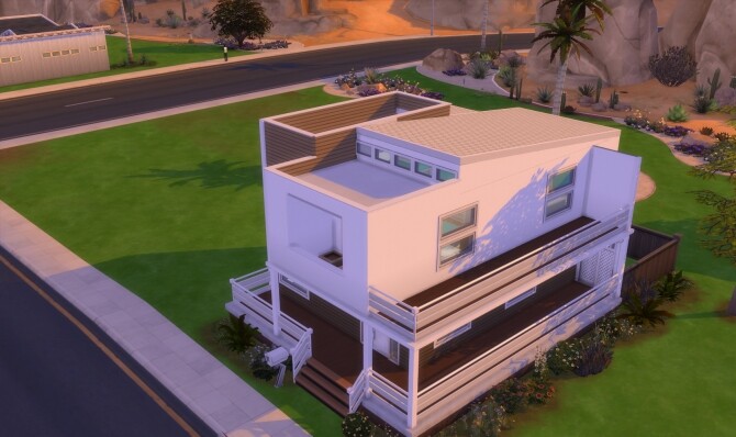 Sims 4 Modern House for 3 by RubyGamer at Mod The Sims