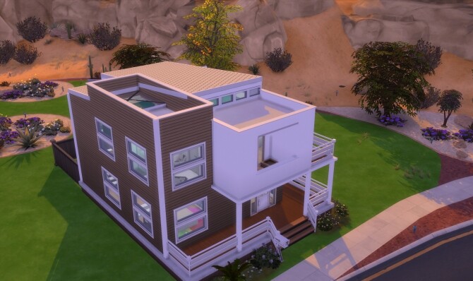Sims 4 Modern House for 3 by RubyGamer at Mod The Sims
