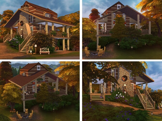 Sims 4 Autumn Cottage by Rirann at TSR