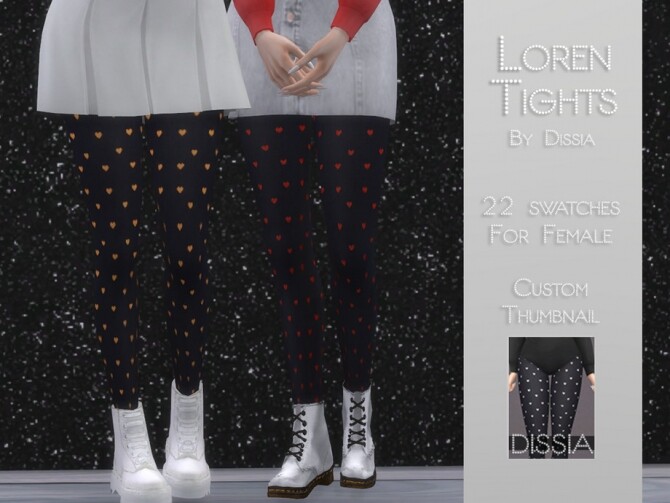 Sims 4 Loren Tights by Dissia at TSR