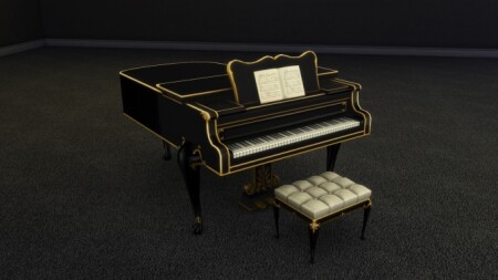 Elegant Buyable Classical Piano by xordevoreaux at Mod The Sims
