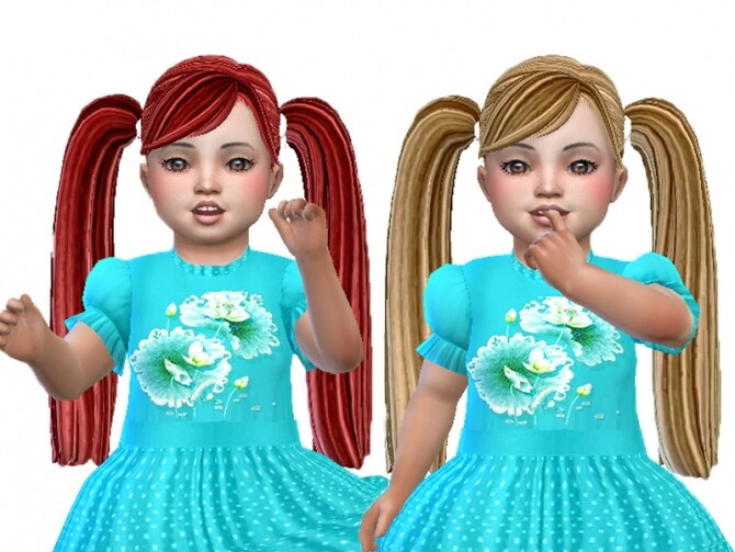 Sims 4 Long pony tales for toddlers by TrudieOpp at TSR