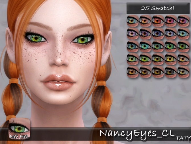 Nancy Eyes CL by tatygagg at TSR » Sims 4 Updates