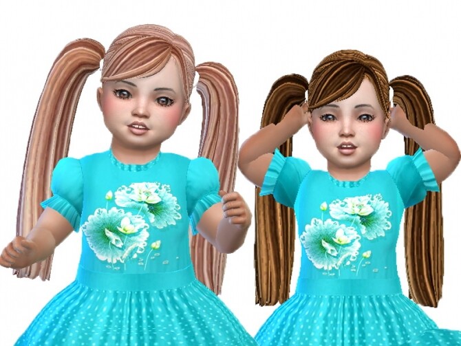 Sims 4 Long pony tales for toddlers by TrudieOpp at TSR