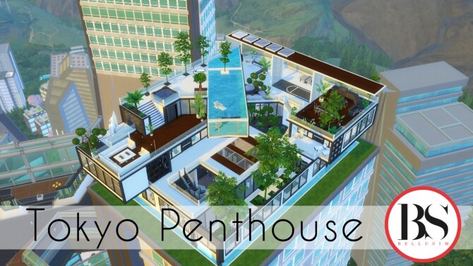 Sims 4 Tokyo Penthouse by Bellusim at TSR