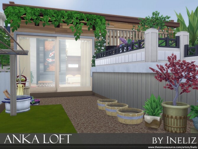 Sims 4 Anka Loft by Ineliz at TSR