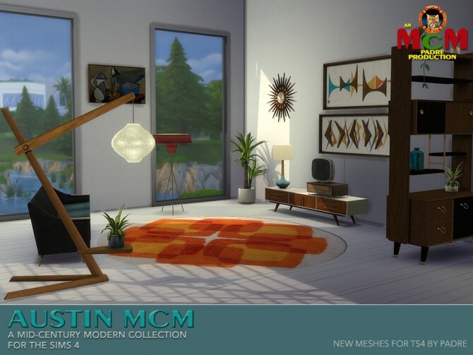 Sims 4 Austin MCM Set by padre at TSR