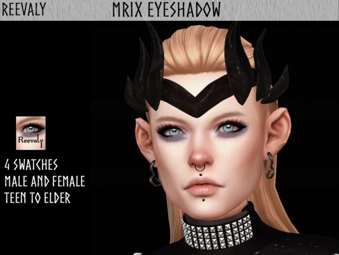 Sims 4 Mrix Eyeshadow by Reevaly at TSR