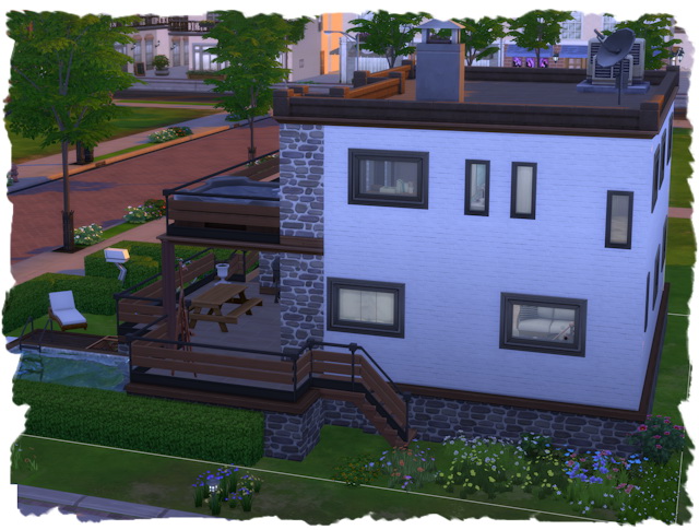 Sims 4 Polly house by Chalipo at All 4 Sims