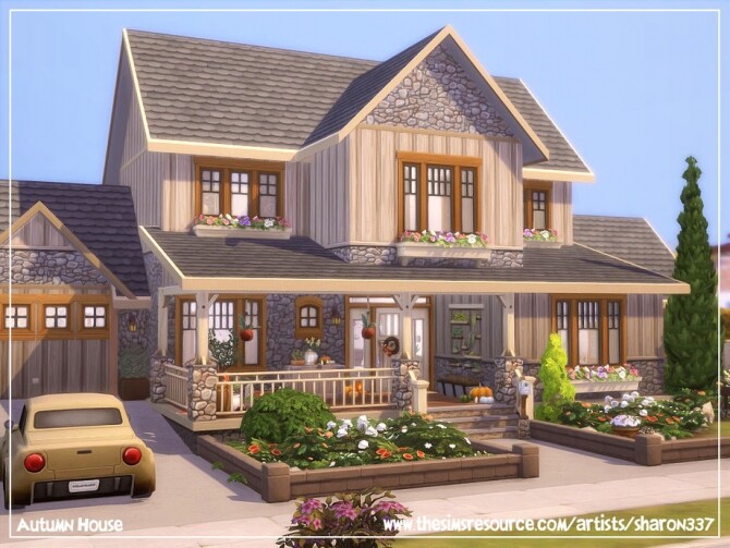 Sims 4 Autumn House by sharon337 at TSR