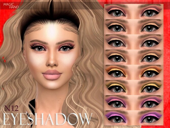 Sims 4 Eyeshadow N12 by MagicHand at TSR