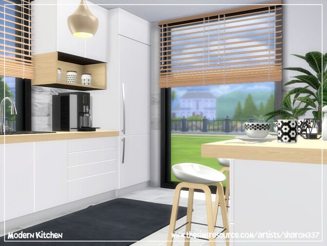 Sims 4 Modern Kitchen by sharon337 at TSR