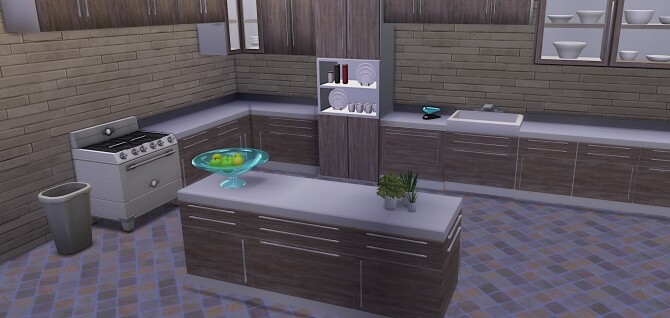 Sims 4 Mono Kitchen at LIZZY SIMS