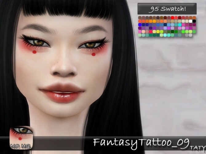 Sims 4 Fantasy Tattoo 09 by tatygagg at TSR