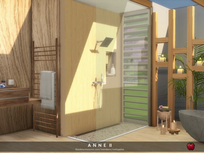 Sims 4 Anne bathroom by melapples at TSR