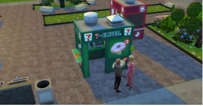 Sims 4 7 ELEVEN coffee and sweets to go by ArLi1211 at Mod The Sims