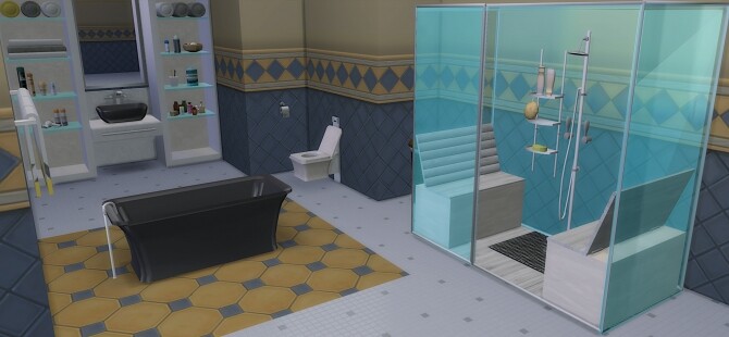 Sims 4 Bronte Bathroom at LIZZY SIMS