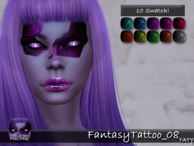 Fantasy Tattoo 08 By Tatygagg At Tsr Sims 4 Updates