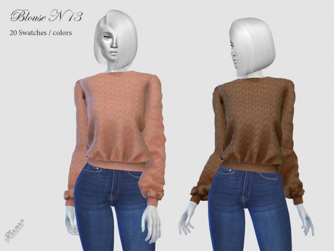 Sims 4 LADIES BLOUSE N 13 by pizazz at TSR