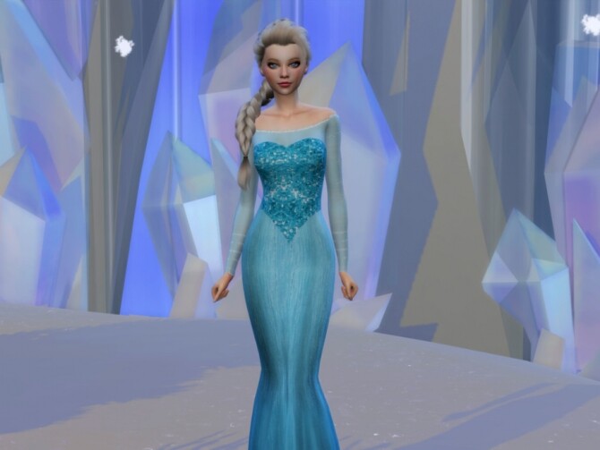 Sims 4 Elsa of Arendelle by Mini Simmer at TSR