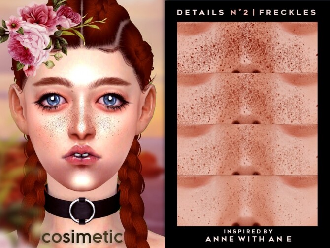 Sims 4 Details N2 Freckles by cosimetic at TSR