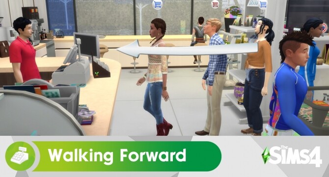Sims 4 Ring Up Customers at Register by cLineLy at Mod The Sims