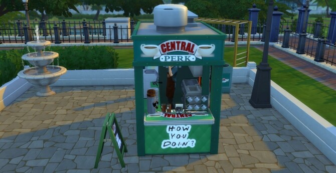 Sims 4 Central Perk Coffee deluxe set by ArLi1211 at Mod The Sims