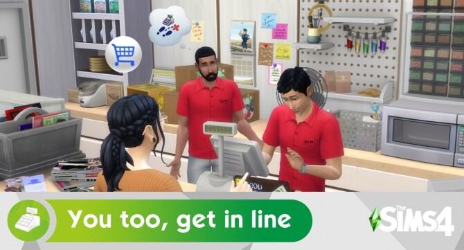 Sims 4 Ring Up Customers at Register by cLineLy at Mod The Sims