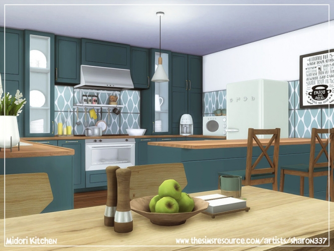 Midori Kitchen by sharon337 at TSR » Sims 4 Updates