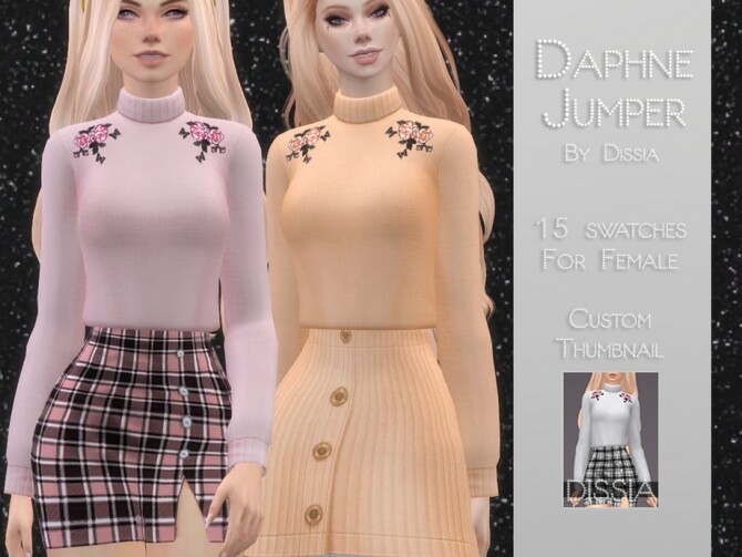 Sims 4 Daphne Jumper by Sifix at TSR