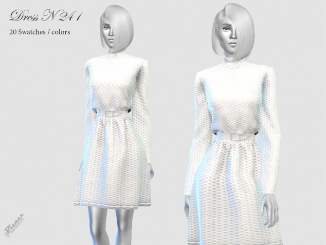 Sims 4 Dress N241 by pizazz at TSR
